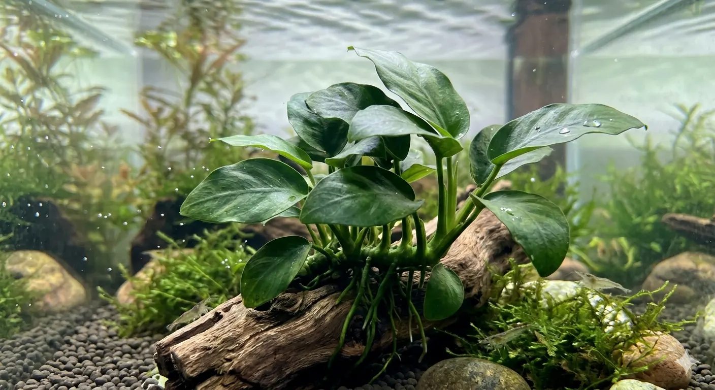 Anubias Nana (Anubias barteri var. nana) plant care reference image