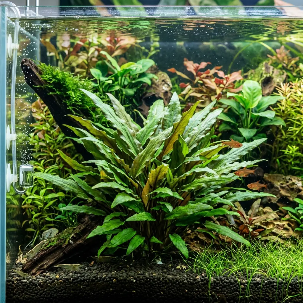 Cryptocoryne Wendtii (Cryptocoryne wendtii) plant care reference image