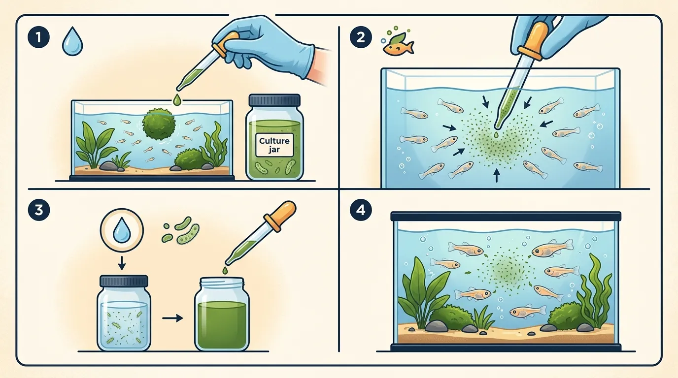 Fish Fry Feeding Guide: First Foods, Particle Size & Feeding Stages