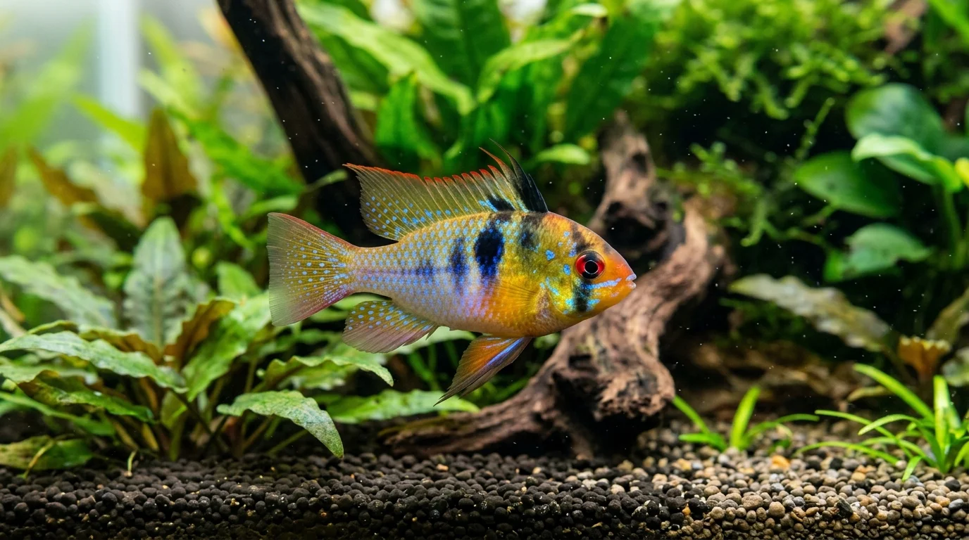 German Blue Ram (Mikrogeophagus ramirezi) — Aquarium Care & Species Profile