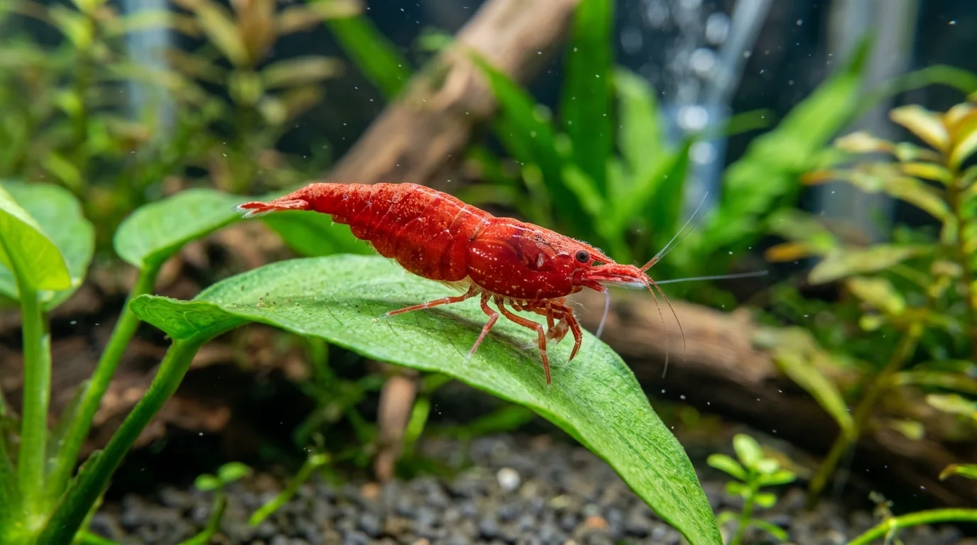 Neocaridina davidi (Cherry Shrimp) fish profile thumbnail